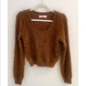 Fuzzy Brown American Apparel Sweater